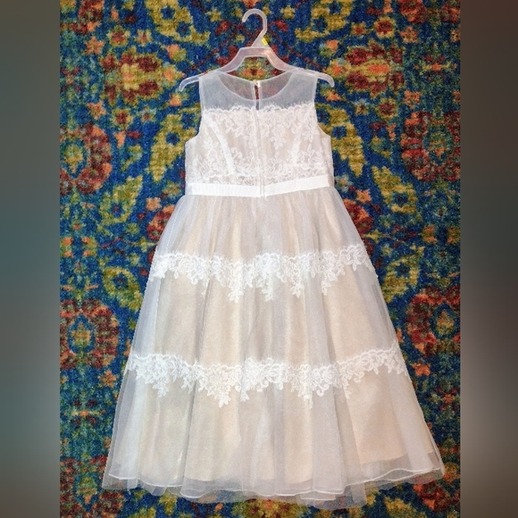 David's Bridal size 12 flower girl dress - Picture 2 of 4